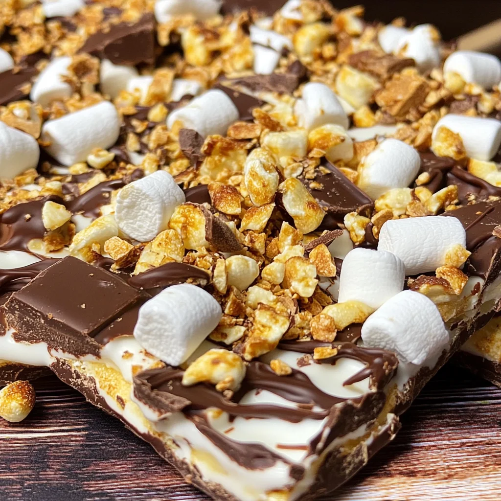 S’mores Bark With Golden Grachicken hams
