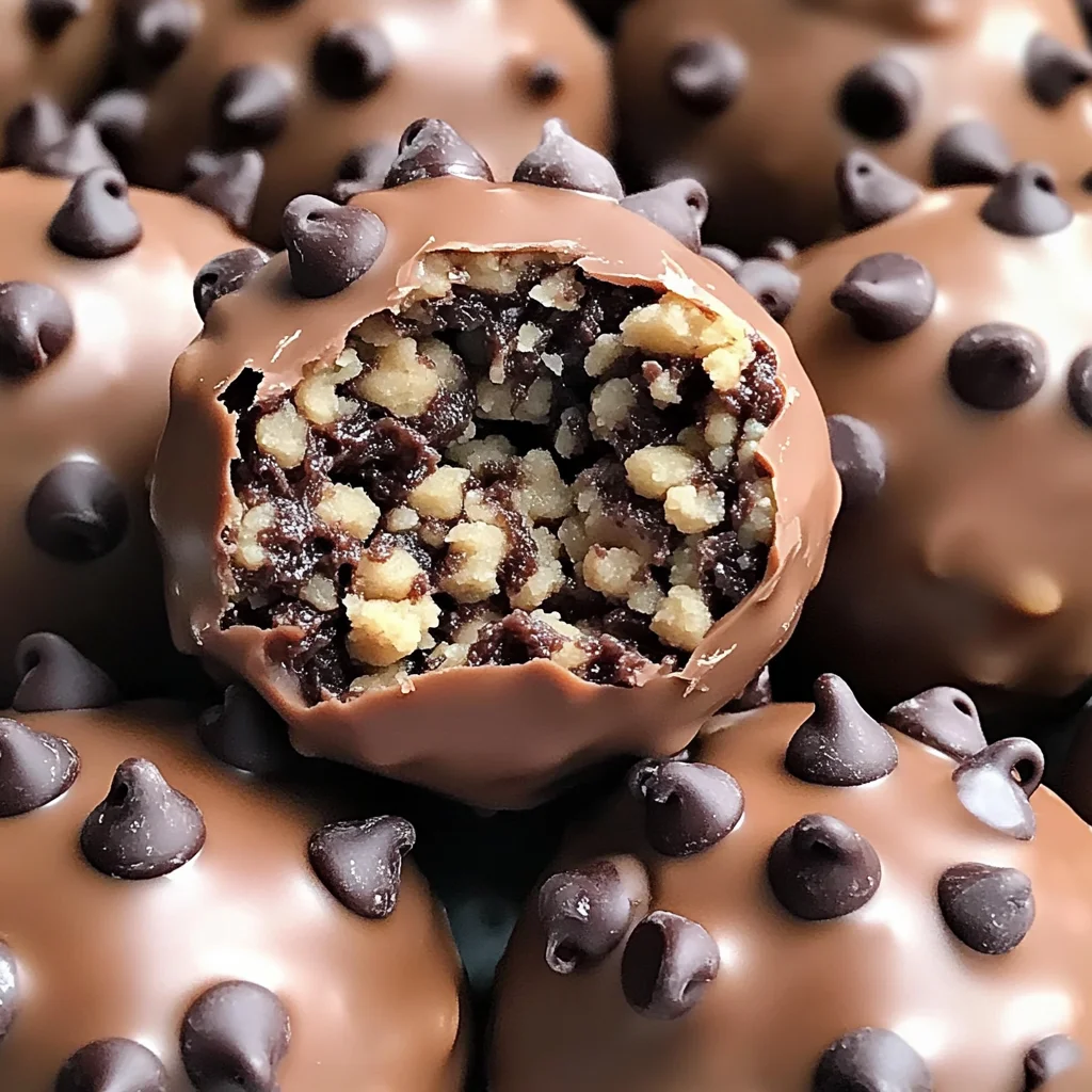 Chocolate Chip Cookie Dough Protein Balls!