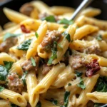 Creamy Tuscan Sausage Pasta