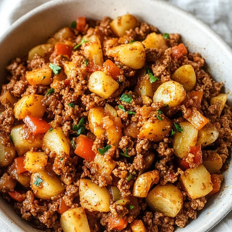 Create a Delicious Ground Turkey with Potatoes in Just 5 Steps!