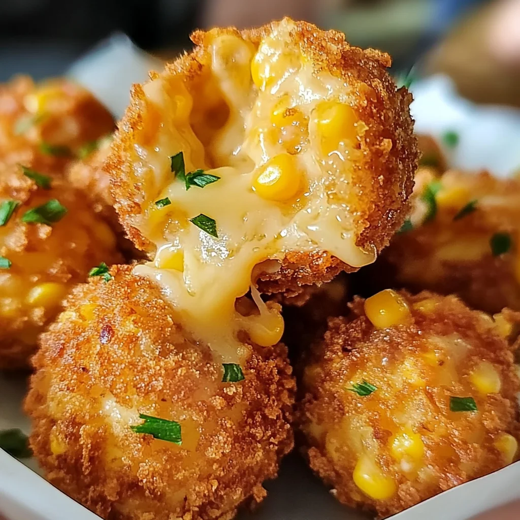 Crispy Corn Cheese Bites