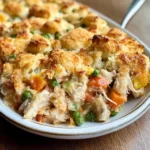 Easy Chicken Cobbler Dinner Casserole