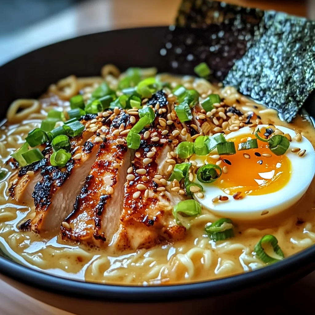 Fiery Chicken Ramen : Bold & Comforting