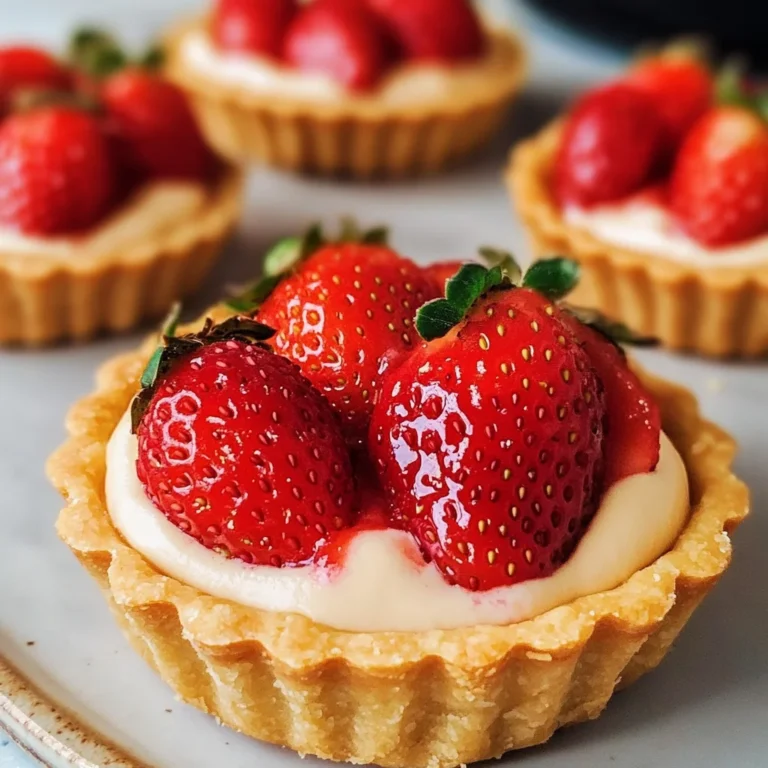Fresh and Delicious Strawberry Tartlets Recipe