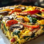 Garden Veggie Frittata: A 150-Calorie Delight