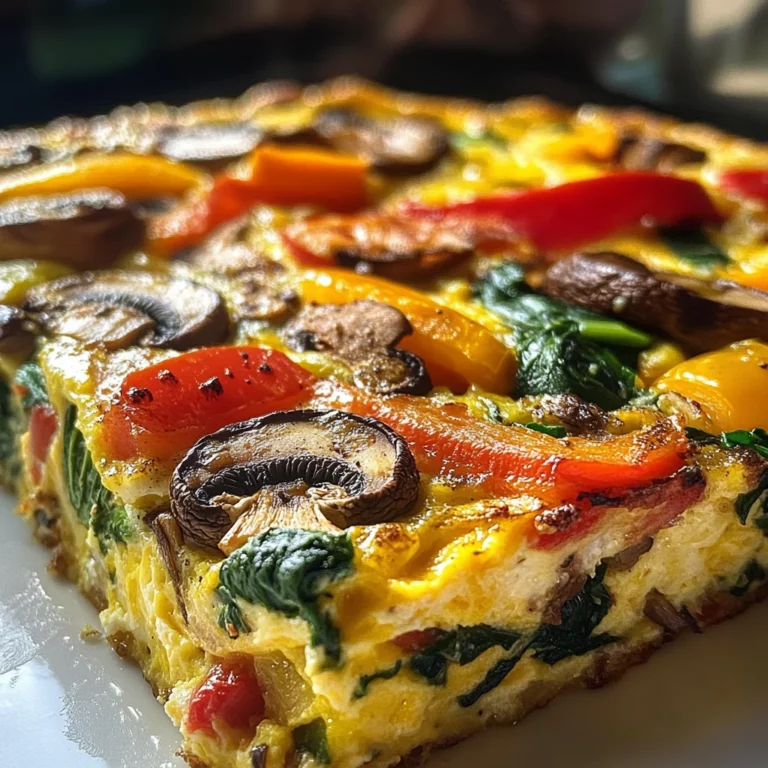 Garden Veggie Frittata: A 150-Calorie Delight