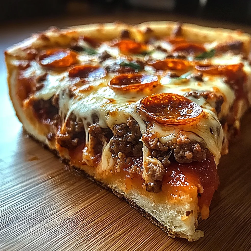 Pizza Burger Pie: A Delicious Twist on Classic Flavors