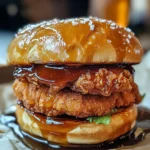 Cinnamon Roll Fried Chicken Sandwich: Sweet and Savory Bliss