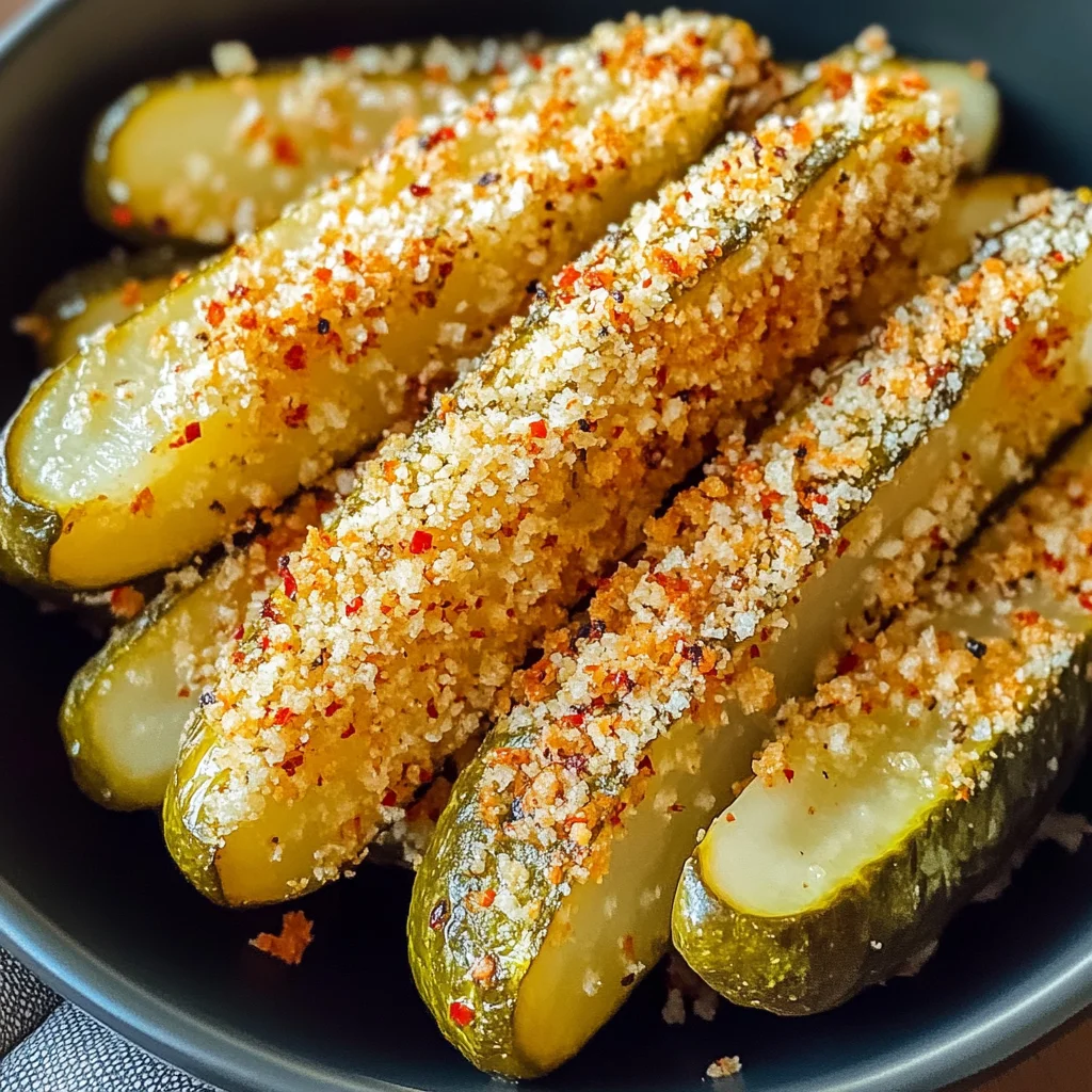 Crispy Air Fryer Pickle Spears - Homemade Snack Bliss
