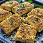 Crispy Vegan Parmesan Herb Crusted Tofu You’ll Crave