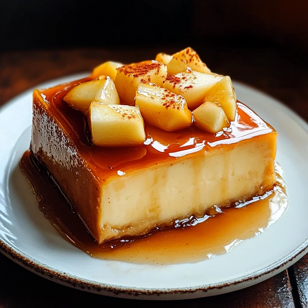 Decadent Apple Caramel Flan to Delight Your Taste Buds