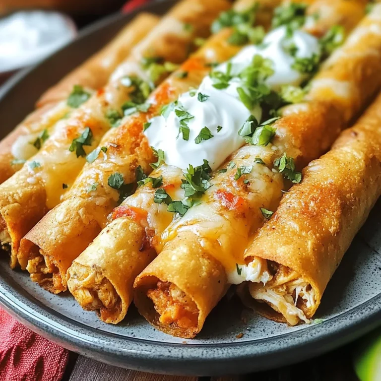 Delicious Chicken Flautas: Crispy Bliss from Your Kitchen