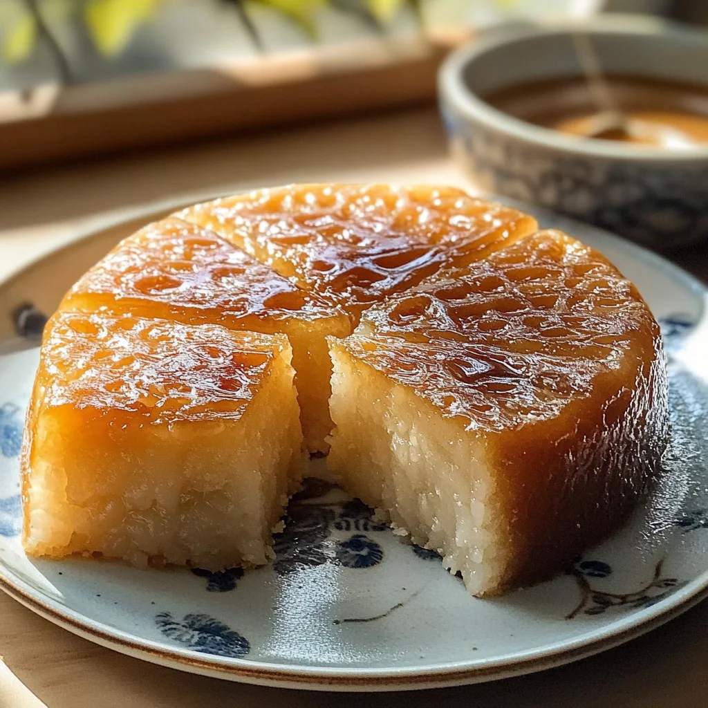 Delightful Sweet Rice Cake Chinese Nian Gao for Sweet Moments