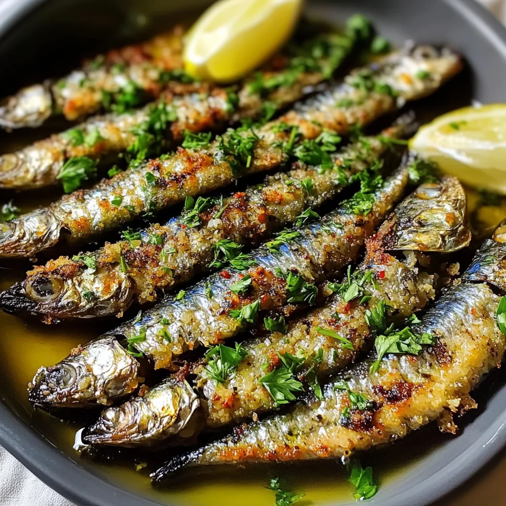Herb Crusted Roasted Sardines: A Flavorful Seafood Delight