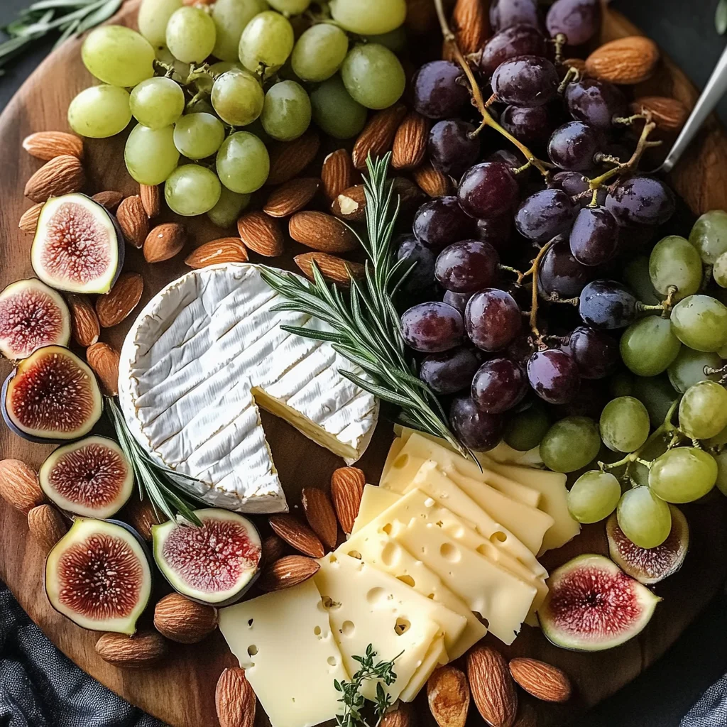 Irresistible Cheese Plate with Roasted Grapes for Cozy Nights
