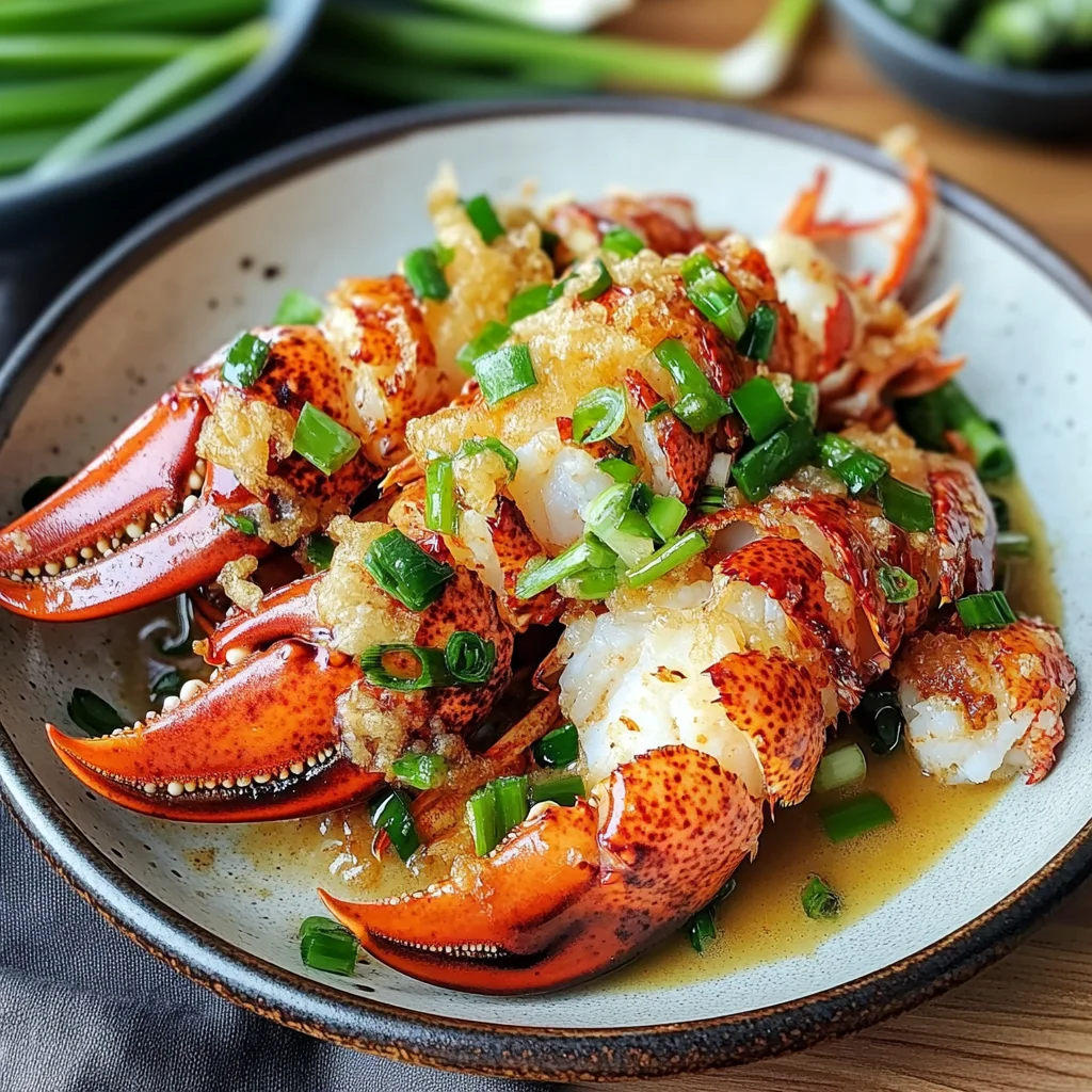 Mouthwatering Cantonese Style Ginger Scallion Lobster Recipe