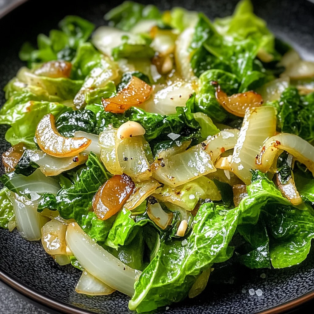 Quick Lettuce Stir Fry with Onions: Fresh, Flavorful & Easy!