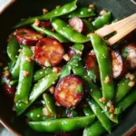Savor Snow Peas with Chinese Sausage in Just 15 Minutes